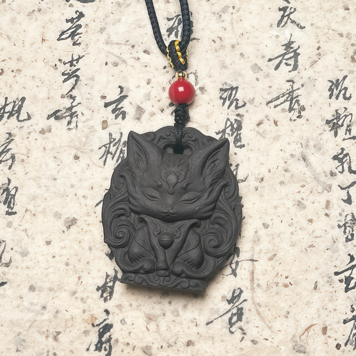 Royal Ambergris Nine-tailed Fox Incense Pendant Relieve mental stress and improve mood