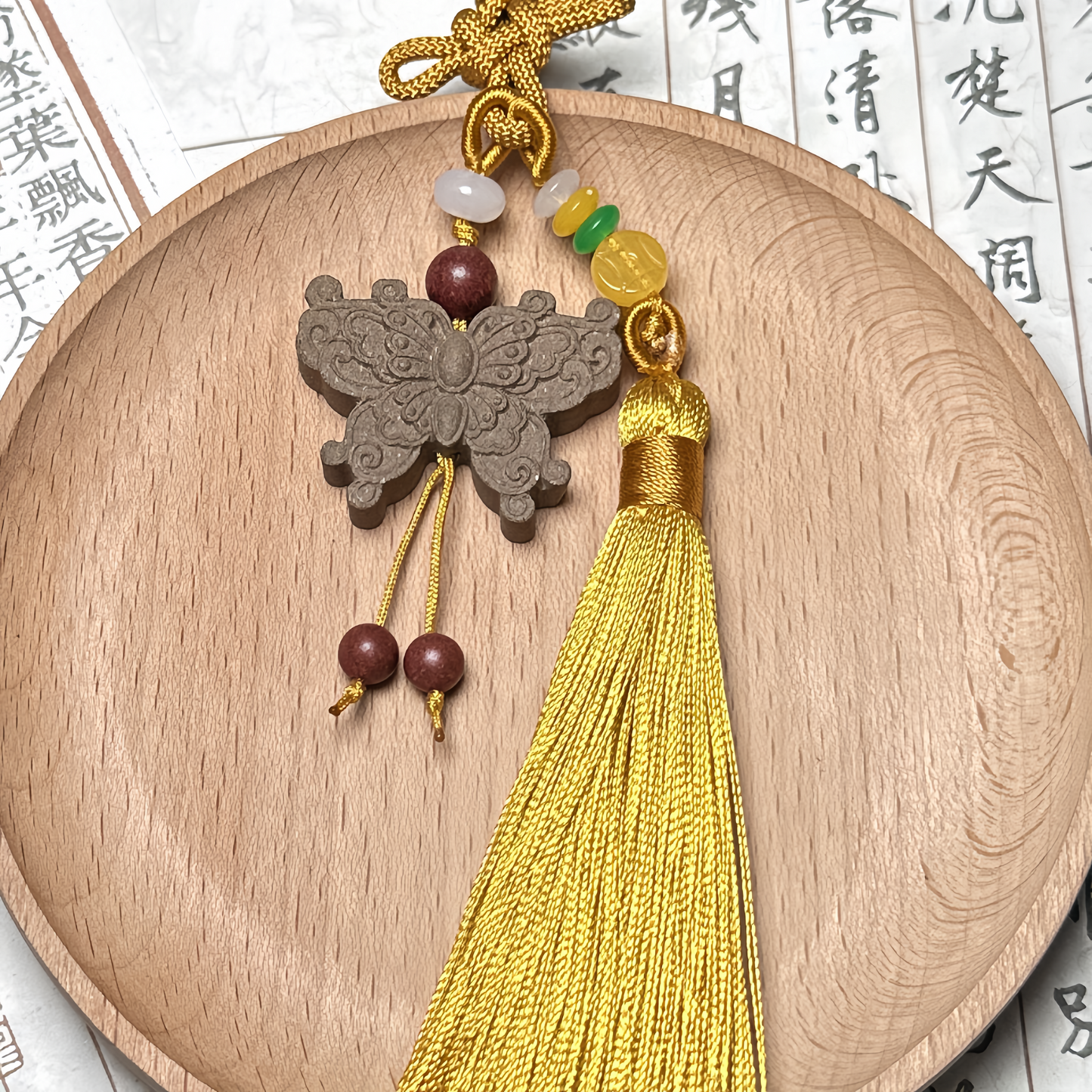 Chinese herbal medicine handmade incense butterfly pendant natural fragrance