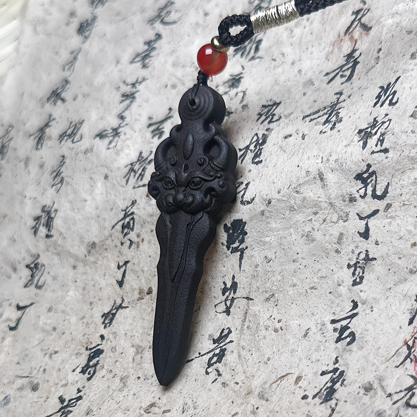 Royal Ambergris Chinese traditional beast sword Incense Pendant