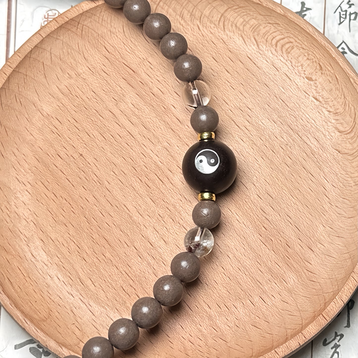 Ambergris Bead Bracelet - Natural Fragrance Bracelet - Enhance relaxation.