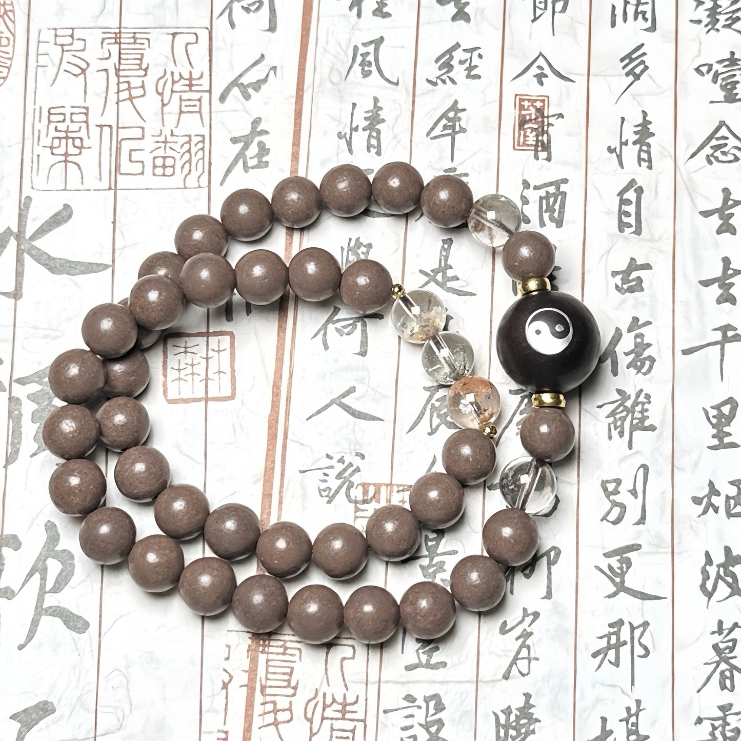 Ambergris Bead Bracelet - Natural Fragrance Bracelet - Enhance relaxation.