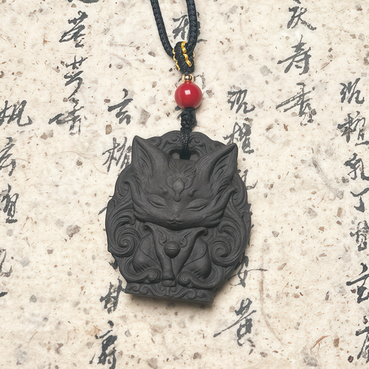 Royal Ambergris Nine-tailed Fox Incense Pendant  Relieve mental stress and improve mood